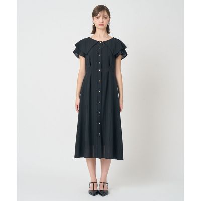 からみストライプビッグカラー ワンピース | ANAYI/アナイ | 三越