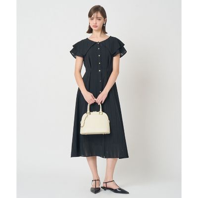 からみストライプビッグカラー ワンピース | ANAYI/アナイ | 三越