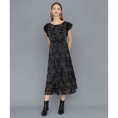 オパール刺繍ラッフルスリーブ ワンピース | ANAYI/アナイ | 三越