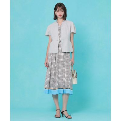 幾何プリントフレアワンピース | ANAYI/アナイ | 三越伊勢丹オンライン