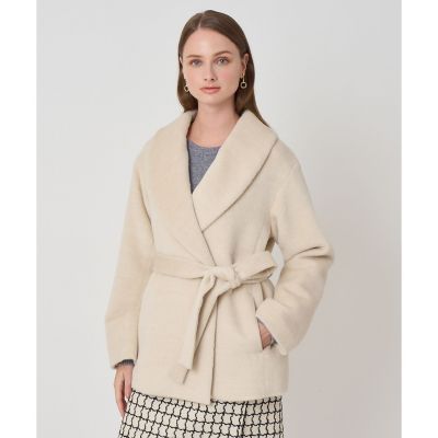 SALE！美品MaxMara アルパカシャギーコートフード ショールカラー アルパカシャギーショールカラーコート | ANAYI/アナイ | 三越伊勢丹