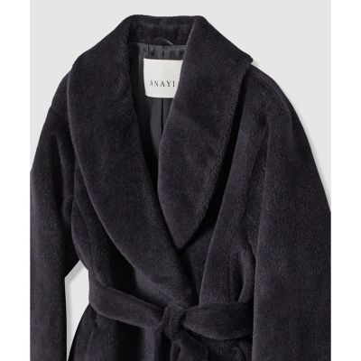 SALE！美品MaxMara アルパカシャギーコートフード ショールカラー アルパカシャギーショールカラーコート | ANAYI/アナイ | 三越伊勢丹