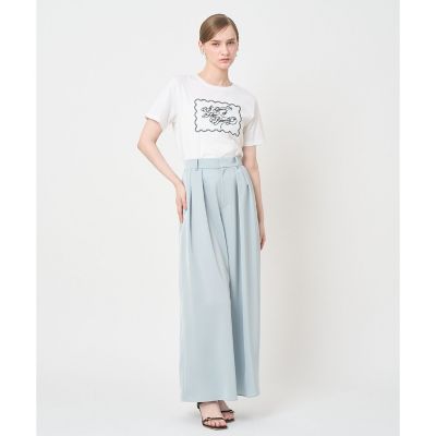 コットン天竺カリグラフィーTシャツ | ANAYI/アナイ | 三越伊勢丹