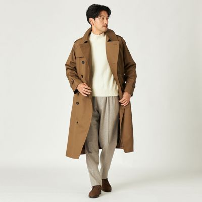CARUSO×SANYOCOAT＞ダブルトレンチコート | SANYOCOAT