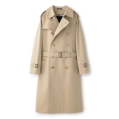 100年コート ダブルトレンチコート クラシックモデル メンズ Ｓカーキ サンヨーコート SANYOCOAT ＜100年コート＞クラシックモデル ダブル