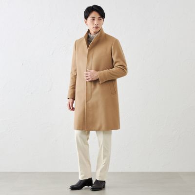 Rain Wool＞スタンドカラーコート | SANYOCOAT (Men)/サンヨー 