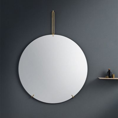 【受注商品】ウォールミラー　７０ＣＭ　ブラス