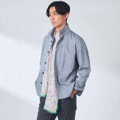 バード＆ボタニカルプリントストール | BAKER STREET (Men)/ベイカー