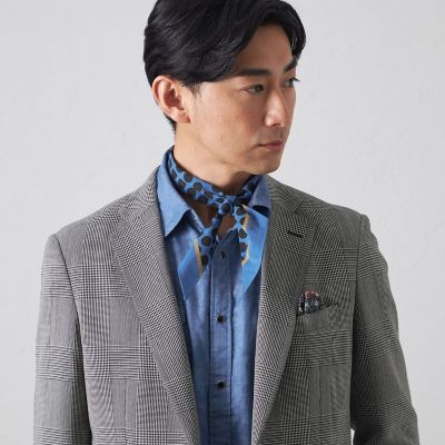 タイガタカハシ　スカーフ スカーフタイ ドット柄 | BAKER STREET (Men)/ベイカー・ストリート