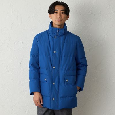 はっ水】3レイヤーポリエステルロングダウンコート（2L・3Lあり