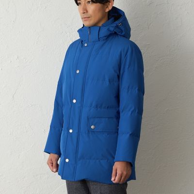 はっ水】3レイヤーポリエステルロングダウンコート（2L・3Lあり