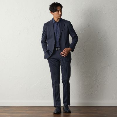 セットアップ対応可能】デニムライクジャケット（2L・3Lあり