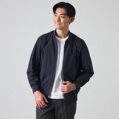 ウォッシャブル】タータンバックプリントボマージャケット | BAKER 