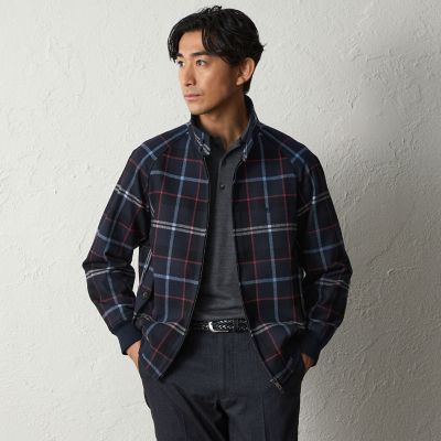 BAKER STREET (Men)/ベイカー・ストリート ウールタータンハリントンジャケット