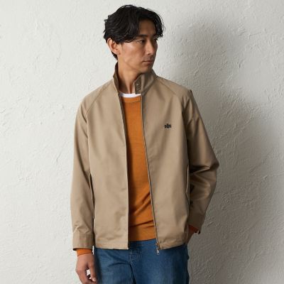 はっ水】【ウォッシャブル】T／Cツイルハリントンジャケット | BAKER