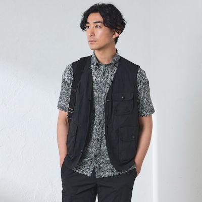 ジョンスメ黒ベストL JOHN SMEDLEY（ジョンスメドレー） ニットベスト HADFIELD エクストラ