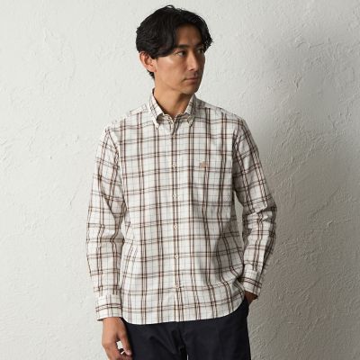 ＜BAKER STREET (Men)＞ミドルチェックシャツ