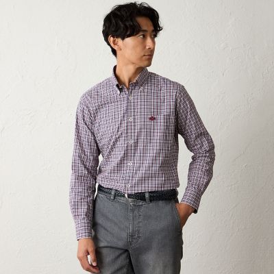 ＜BAKER STREET (Men)＞ミニチェックシャツ