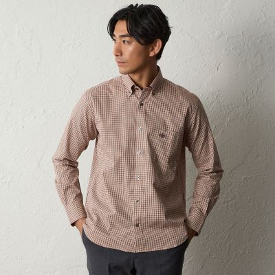 ＜BAKER STREET (Men)＞ガンクラブシャツ（２Ｌ・３Ｌあり）