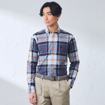 タータンシャツ（２Ｌ・３Ｌあり）
