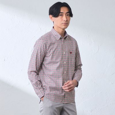ギンガムチエックシャツ 麻布 ザ・カスタムシャツ ｜ギンガムチェックシャツ｜サックス