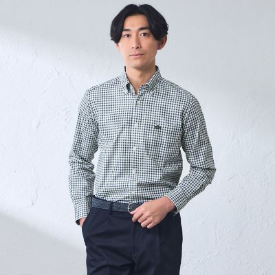 ギンガムチエックシャツ 麻布 ザ・カスタムシャツ ｜ギンガムチェックシャツ｜サックス