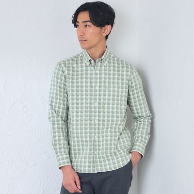 ＜BAKER STREET (Men)＞マルチチェックシャツ