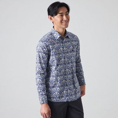 ＜BAKER STREET (Men)＞ＬＩＢＥＲＴＹ　イチゴ泥棒シャツ