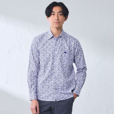 フラワープリントシャツ NO ID.（ノーアイディー） シャツ 「NO ID.」Flower Print Shirt