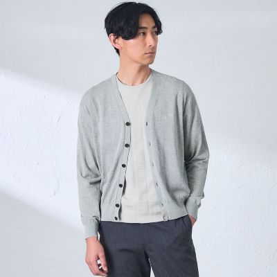 BAKER STREET (Men)/ベイカー・ストリート 【ウォッシャブル】フロスティースピンカーディガン