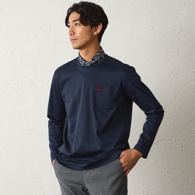 ポンチクルーネックロングTシャツ | BAKER STREET (Men)/ベイカー