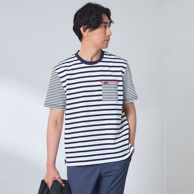 ブロックボーダーTシャツ | BAKER STREET (Men)/ベイカー・ストリート