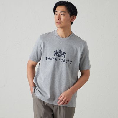 BAKER STREETロゴプリントTシャツ（2L・3Lあり 