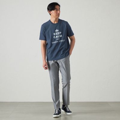 BAKER STREETロゴプリントTシャツ（2L・3Lあり 