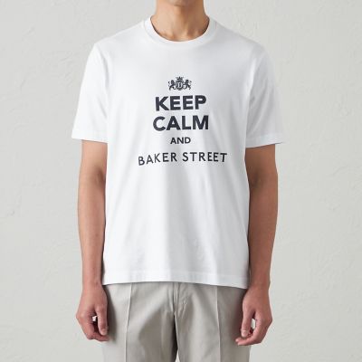 BAKER STREETロゴプリントTシャツ（2L・3Lあり 