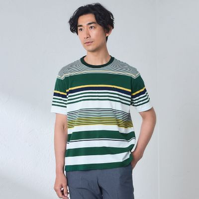 トゥモローランド　バスクシャツ Le minor×TOMORROWLAND クレイジーパターン ビッグ