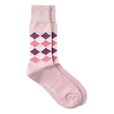 ＜BAKER STREET (Men)＞ダイヤアーガイルソックス