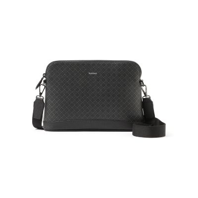 ＜Paul Stuart (Men)＞パケ柄　ナイロンクラッチ＆ショルダーバッグ（ポリウレタン樹脂コーティング）