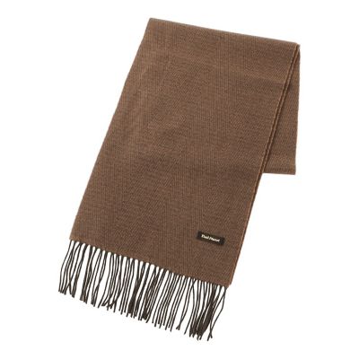 【SCOTTISH WOOLLEN】スコットランド製厚手 ウールヘリンボーン美品 ウールカシミヤ ヘリンボーン マフラー | Paul Stuart (Men)/ポール