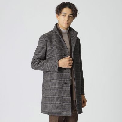 Nikkei magazine掲載】カシミヤ混スタンドカラーコート