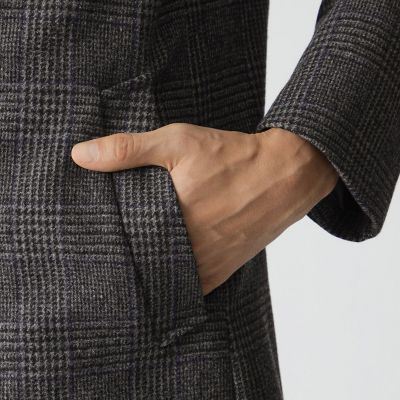 Nikkei magazine掲載】カシミヤ混スタンドカラーコート