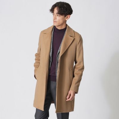 HOUSTON】カシミヤ混ビーバーシングルアルスターコート | Paul