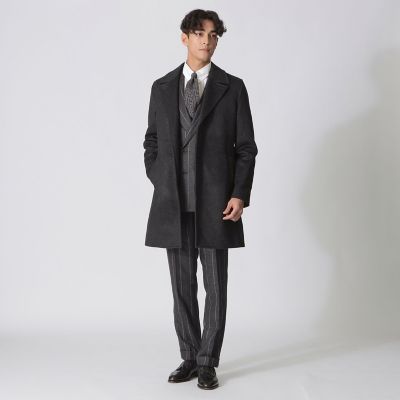 HOUSTON】カシミヤ混ビーバーシングルアルスターコート | Paul