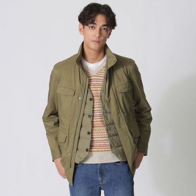 はっ水／透湿性／防風】M－65 3wayブルゾン | Paul Stuart (Men