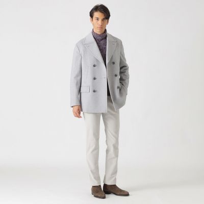 カシミヤブレンドビーバーPコート | Paul Stuart (Men)/ポール