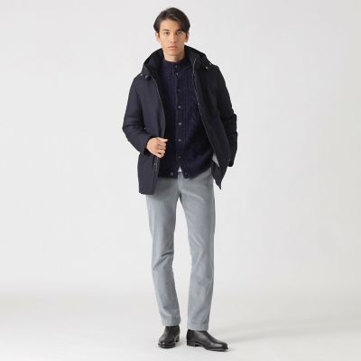 ウールフランネルシェルダウンコート | Paul Stuart (Men)/ポール