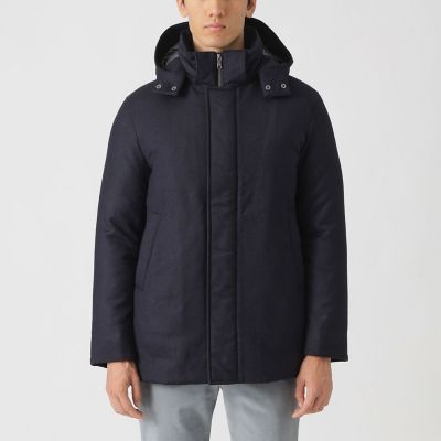 ウールフランネルシェルダウンコート | Paul Stuart (Men)/ポール