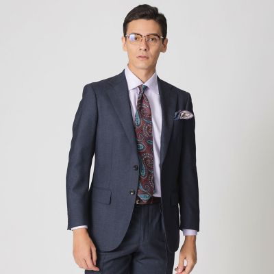 ＜Paul Stuart (Men)＞【ＢＡＫＥＲ　ＭＯＤＥＬ】ハイツイストミルド　グレナカートチェック柄スーツ