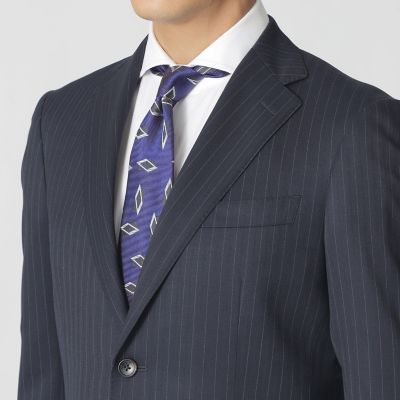EASTGATEMODEL】Super150'sストライプ柄スーツ
