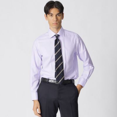 ＜Paul Stuart (Men)＞シャドウパケ柄　セミワイドカラードレスシャツ